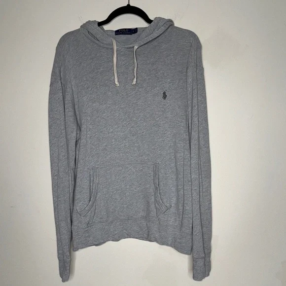 Polo Ralph Lauren Men’s Gray Hoodie Sweatshirt Size L