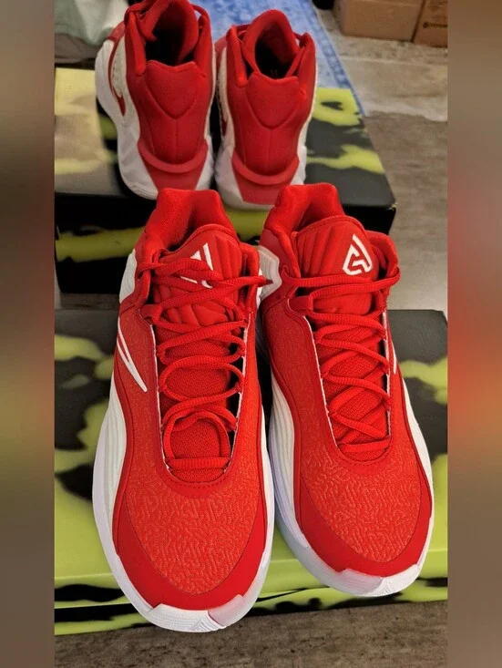 Nike Kids Red High-Top Sneakers