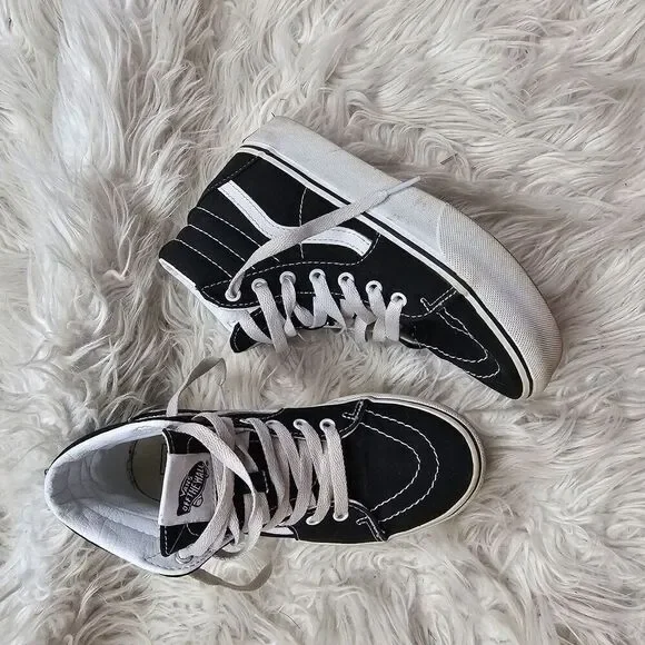 Vans OTW Old Skool Youth Kids Shoes Black White 3 M Suede Skateboard Sneakers