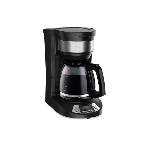 Hamilton Beach Coffee Maker 12 Cup Black New Programmable Auto Pause 46205