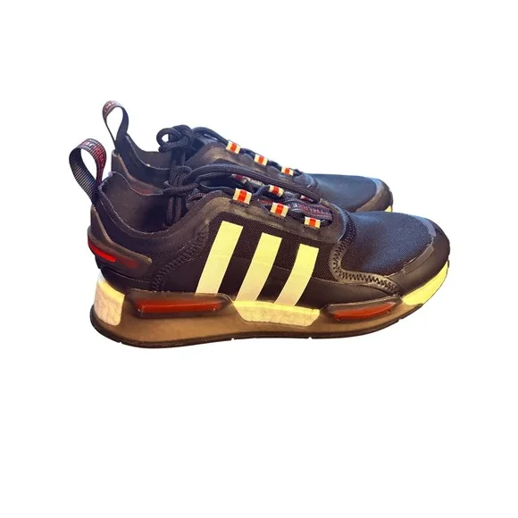 Adidas NMD_V3 Kids Core Black Solar Red Sneakers GY4287 Size 5.5Y