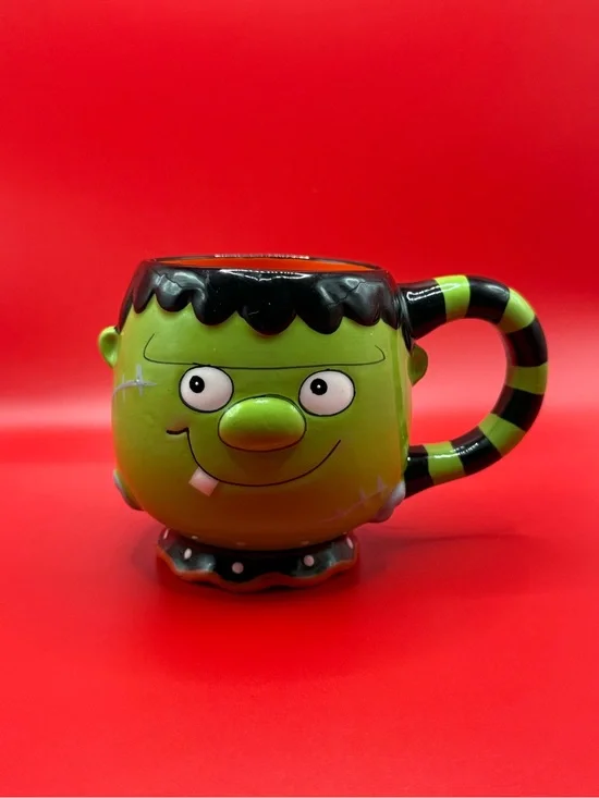 Green Frankenstein Character Mug