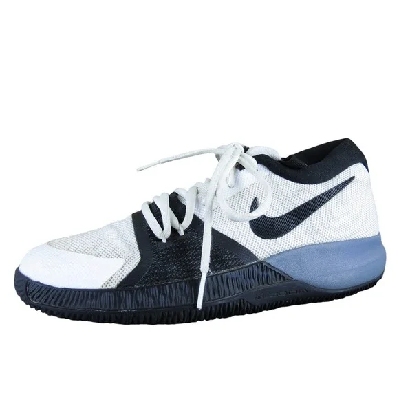 Nike Sneaker Zoom Assersion‎ Boys Y 6 Medium Athletic White Synthetic Lace Up