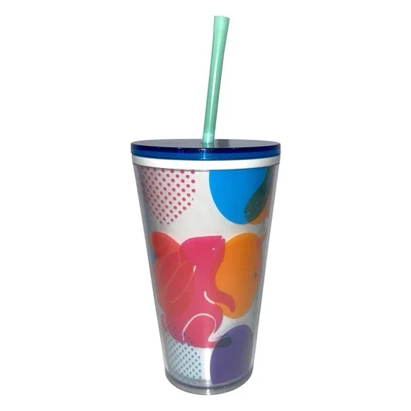 Starbucks 2022‎ Easter Egg Bunny Rabbit Cold Cup Tumbler 16 oz