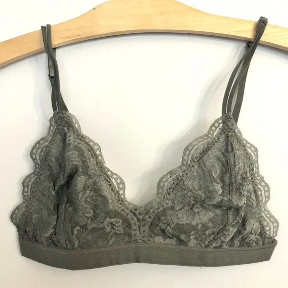 Zenana Triangle Lace Bralette