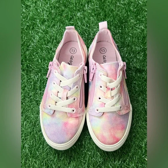Cat and jack Colorful Tie-Dye Kids Sneakers Size‎ 13