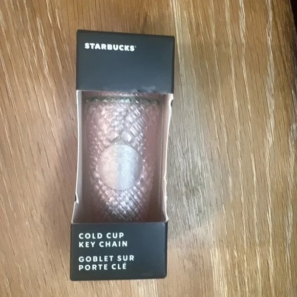 Starbucks Cold Cup Key Chain - Pink‎ Green 2023