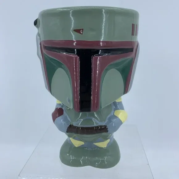 Boba Fett Mandalorian Star Wars Goblet Cup Mug Ceramic Bounty Hunter By Galerie‎