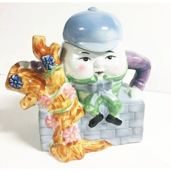 70's Ceramic Humpty Dumpty Teapot