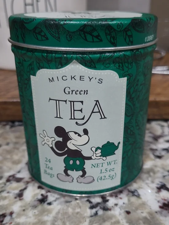 Disney Mickey's Collectible Green Tea Tin