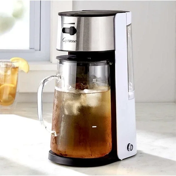 Jura Capresso Ice Tea Maker Brewer w/ 80oz Glass Pitcher  Model 624.02