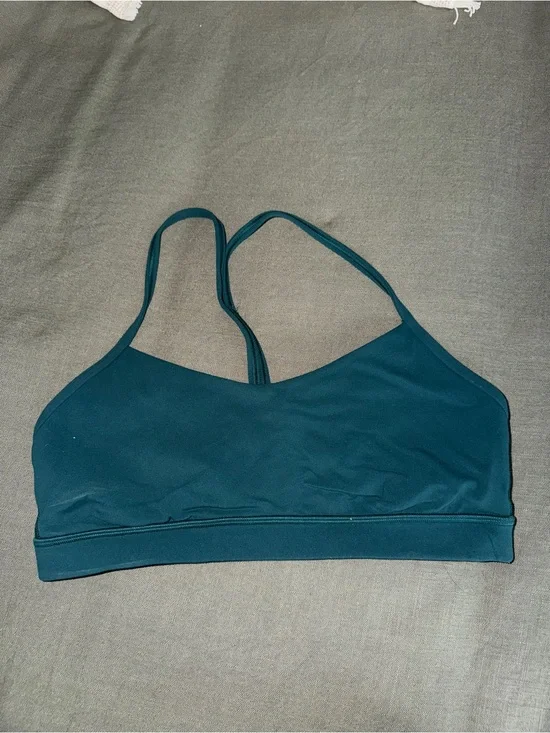 lululemon athletica Deep Teal Strappy Seamless Sports Bra