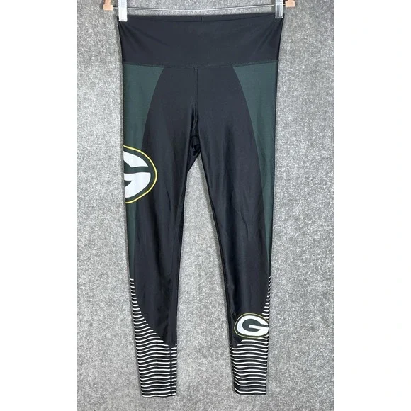 NFL Team Apparel Sleepwear Leggings Green Bay Packers Womens Size Small Stretch