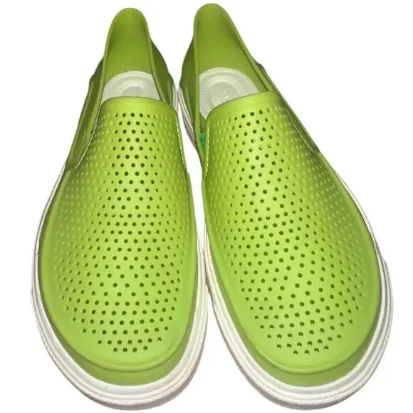 Crocs Kids Green Slip-On Shoes | Approx. 6–6.5” Insole (See Measurements)