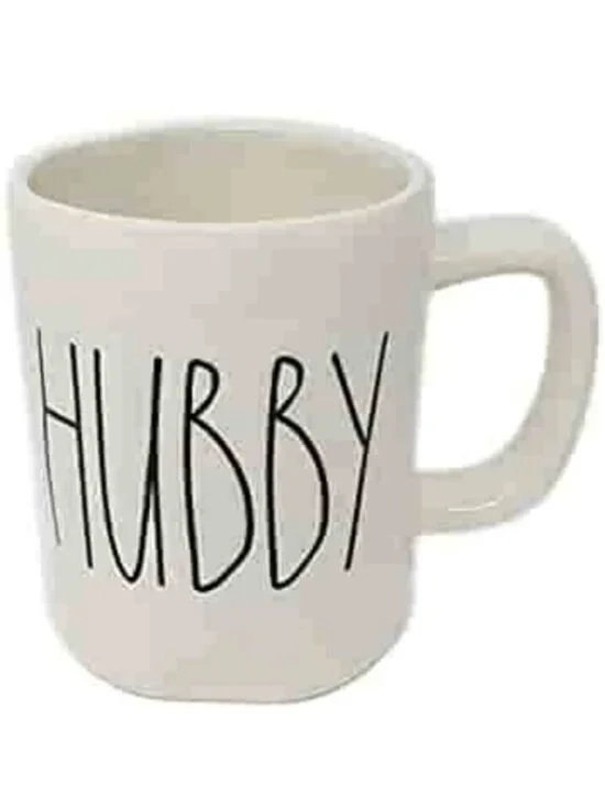 Rae Dunn HUBBY Coffee mug by Magenta