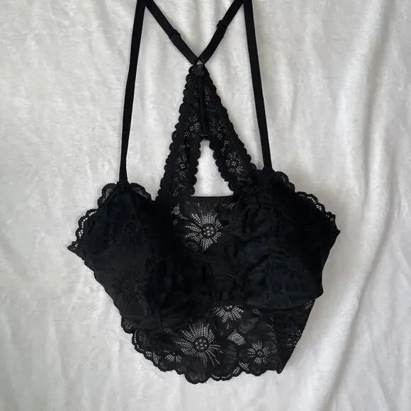 No Boundaries Bra Lace Bralette Convertible Removable Pads Ladies Sz Med