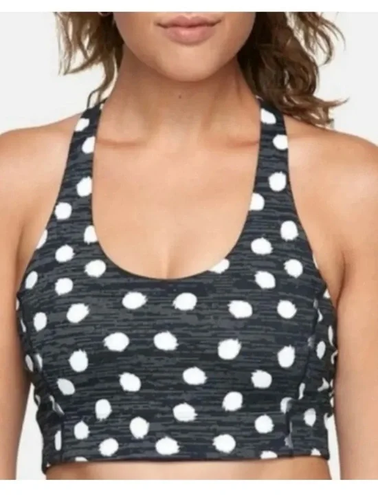 Outdoor Voices Doing Things Sports Bra Polka Dot