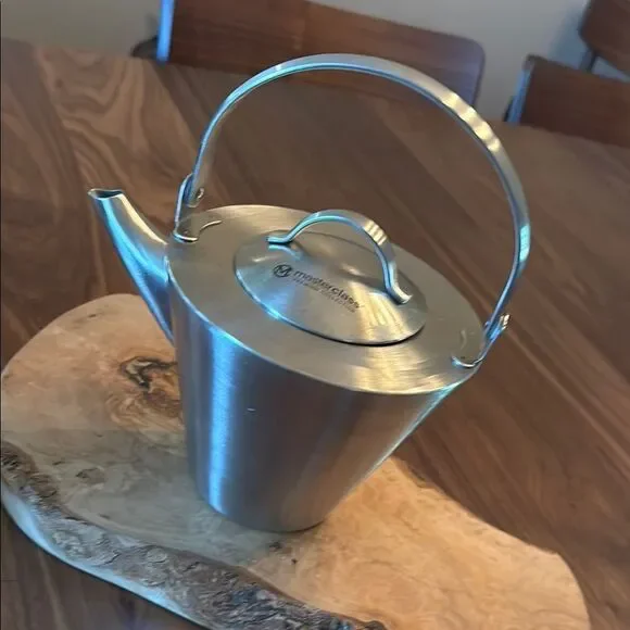 Masterclass Premium Collection Stainless Steel Double Walled Tea Pot