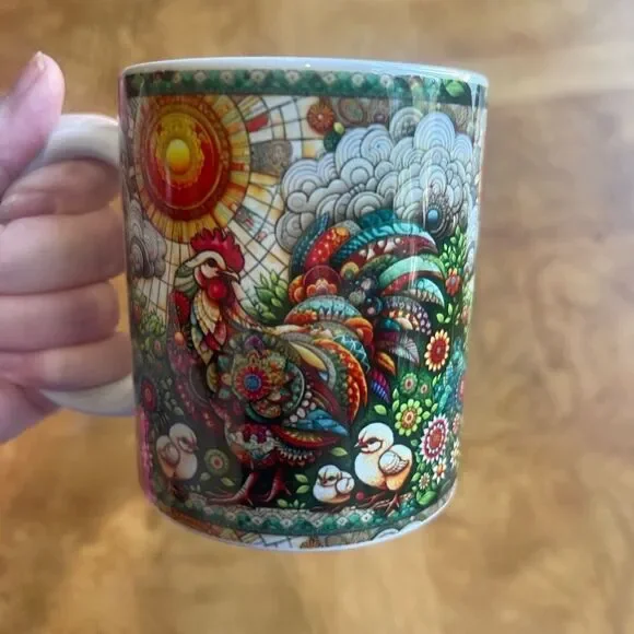 Original Art Livorno Chicken Coffee Mug!