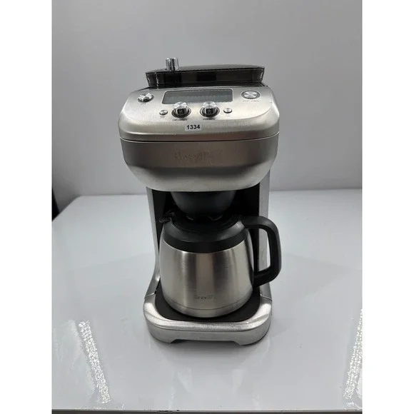 Breville BDC650BSS Grind Control Coffee Maker with Thermal Carafe Silver 12 Cup
