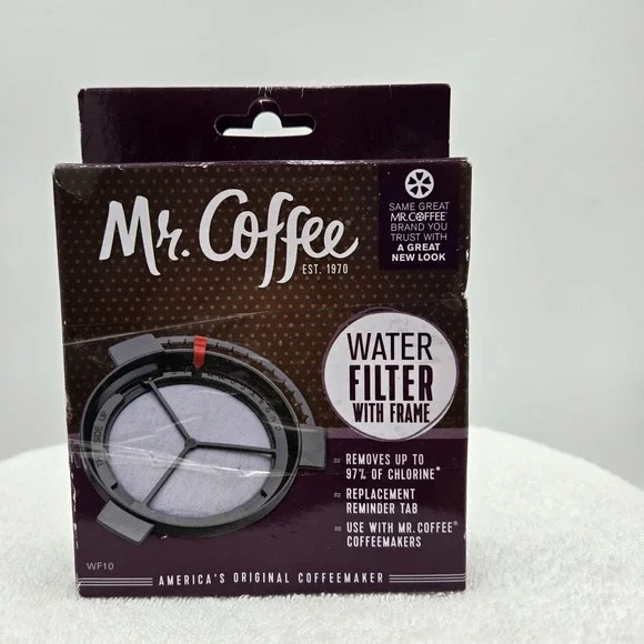 2 Mr. Coffee Replacement Water Filter with Frame WF10 Lot Of 2 Filters