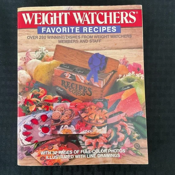 Vintage Weight Watchers Favorite Recipes Cookbook‎ Plume Softcover Low Calorie