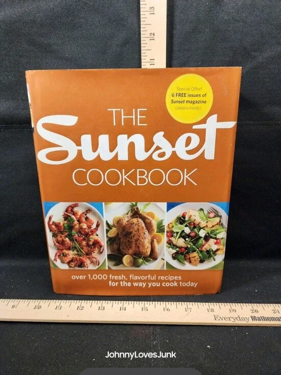 The Sunset Cookbook  Cookbook Complete Used