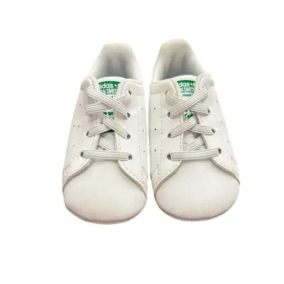 Adidas  FY7890 Stan Smith Crib Shoes White Infant Size 2