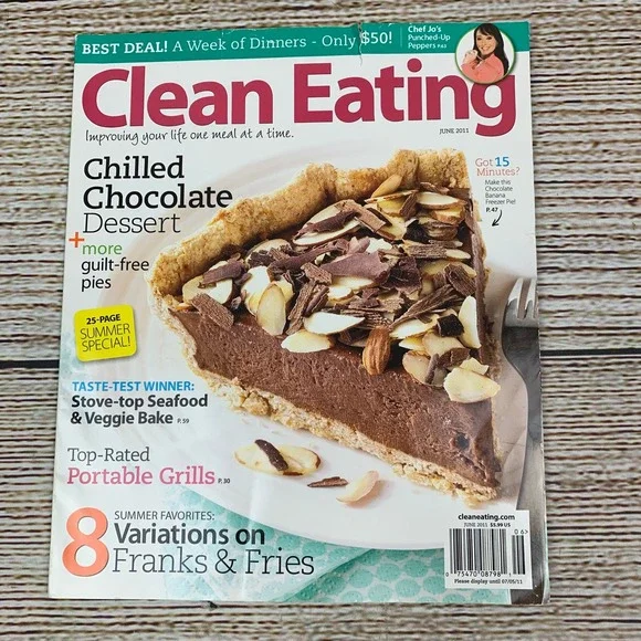 Clean Eating Magazine [June‎ 2011] Volume 4 Issue 5 Chilled Chocolate Dessert