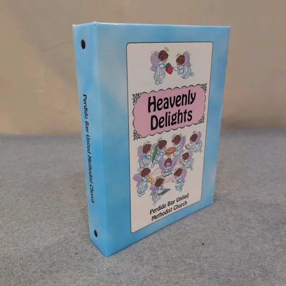 Heavenly Delights Perdido Bay United Methodist Church Cookbook‎ 1999 Binder VG+