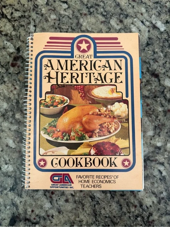 Great American Heritage Cookbook – Spiral-Bound Recipe Book