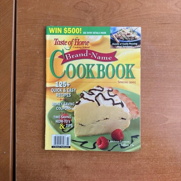 Taste‎ of Home Cookbook - Vibrant Yellow and Green