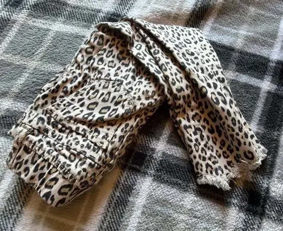 GAP Kids Girls Leopard Print Stretch Jeggings Ankle Pants