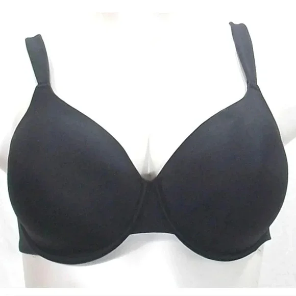 Avenue Body Smooth Satin Contour Molded Cup Underwire Bra‎ 40DD Black Excellent