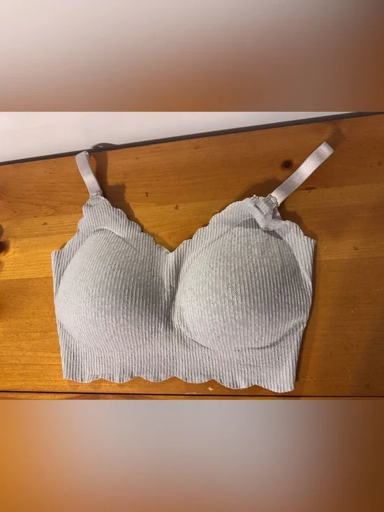 Tender Seasons Grey Nursing Bra