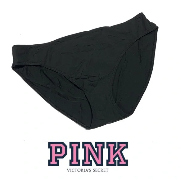 Victoria’s Secret - Black Bikini Bottom Style Panties Underwear-‎ P020 - L