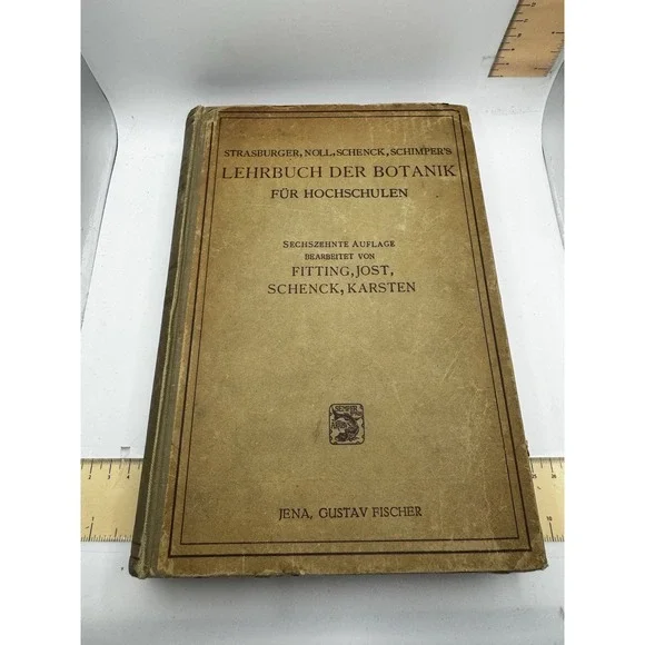 Lehrbuch Der Botanik Fur Hochschulen - German Botany Textbook 1923