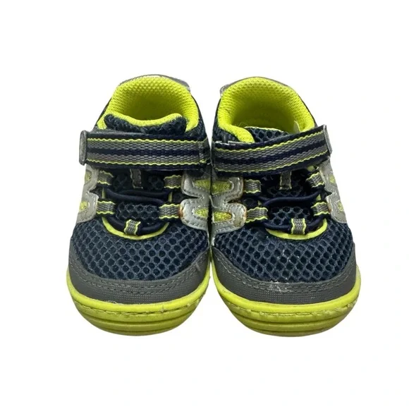 Stride Rite Surprize Lime Green‎ & Blue Aston Toddler Boys Sneaker 4