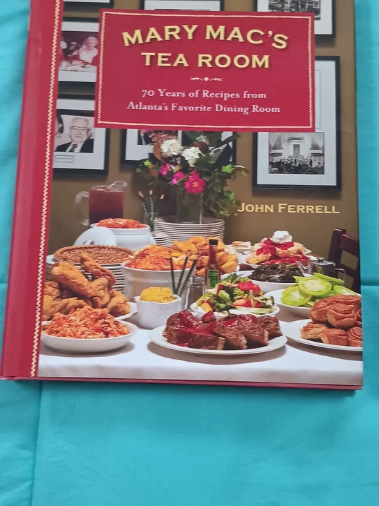 Mary Mac's Tea Room Cookbook by John Ferrell - Red Cover