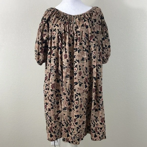 The Great Sleep Brown Floral Print‎ sleep dress size 4/6