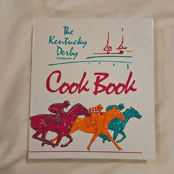 VTG Kentucky Derby Museum Cook Book White Y2K Hardback Spiral Bound Recipes 2000