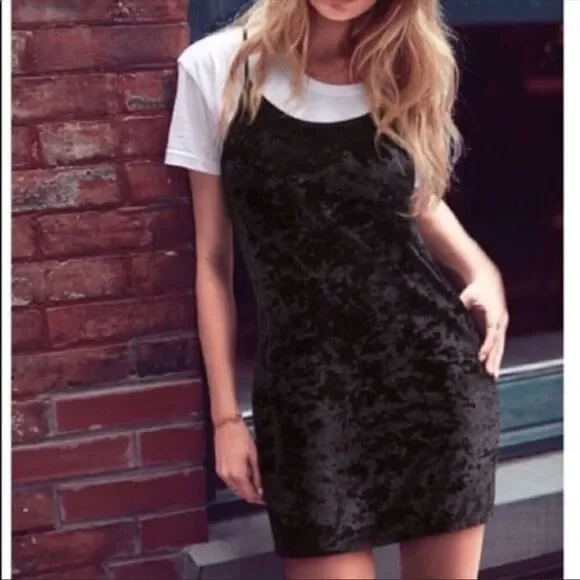 Victorias Secret LUXE Crushed velvet slip dress Nightgown Sleep dress