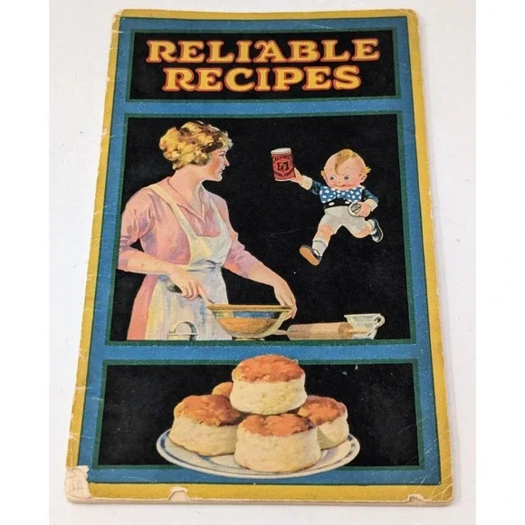 Vintage 1920s Calumet Baking‎ Powder Cook Book- Reliable Recipes for Baking