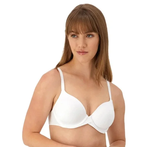 Maidenform‎ White T-Shirt Underwire Bra Convertible Straps 34DD DM7543 NEW