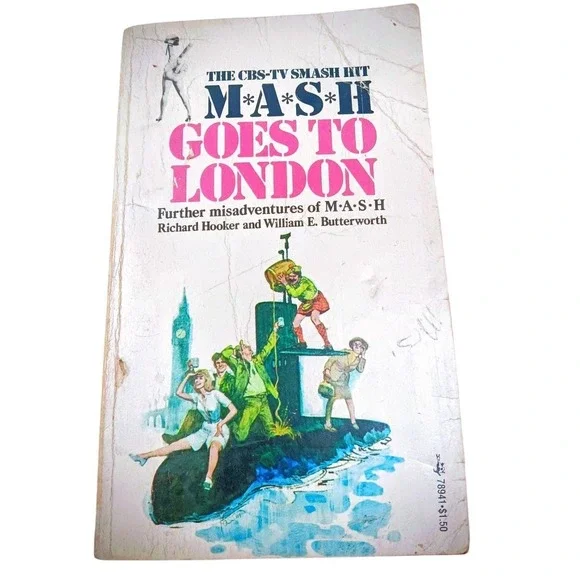 MASH Goes to London Richard Hooker William Butterworth 1975 Pocket Book Vintage‎