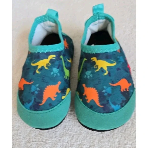 Toddler Boys Dinosaur Water/beach Shoes, Size 21/22 4/5
