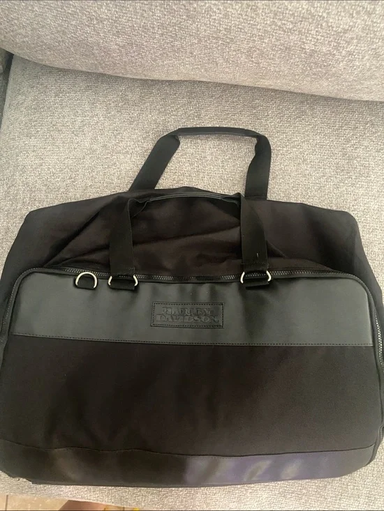 Harley-Davidson Black Two-Tone Duffel Bag