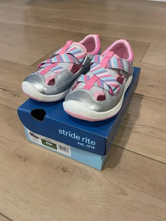 NEW - Stride Rite Toddler 8M Surf Sneaker Sandal / Water Shoes