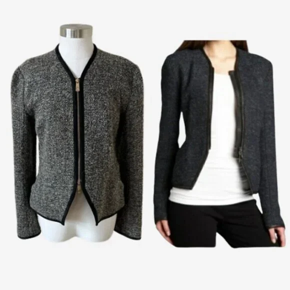 Faith Connexion Tweed Boucle Blazer Jacket 17649