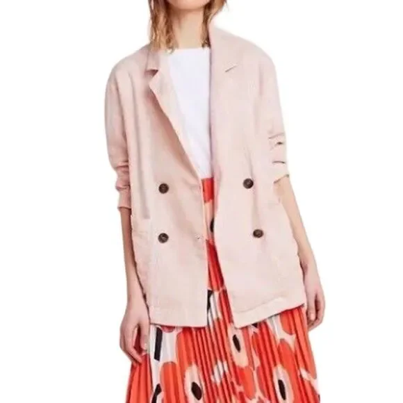 Anthropologie Amadi Kaye Blazer Double Breast New Size Medium